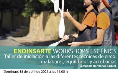 El Instituto Gil-Albert inaugura el primer ciclo de artes escénicas con un novedoso taller de técnicas de circo