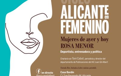 L’Institut Gil-Albert organitza una xarrada amb Rosa Menor per a conéixer la seua trajectòria com a esportista i diputada autonòmica