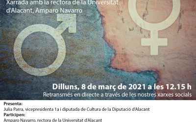 L’Institut Gil-Albert celebra el Dia de la Dona amb una trobada virtual amb la primera rectora de la UA